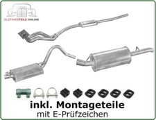 Auspuff set opel rekord - set,