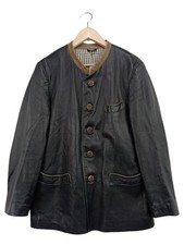 MEINDL Lederjacke Herren 50/L Schwarz Klassisch Vintage