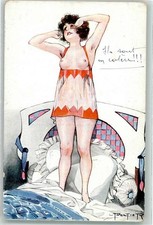 13962673 - sign. Peltier L. Le lever de mLili Serie 28 Nr. 136 Edition Delta