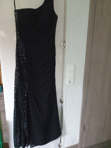 Langes kleid festlich schwarz - kleid,