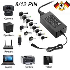96W Universal 12V-24V AC/DC Laptop Universal Netzteil Ladekabel Ladegerat