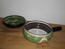 Keramik Kasserolle mit Schüssel