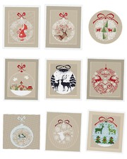 Farbiges Kreuzstichmuster als