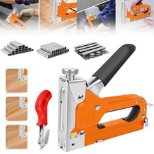3000 Klammern Handtacker Set 3in1 Profi Tacker für Holz mit Nageltreiber DE