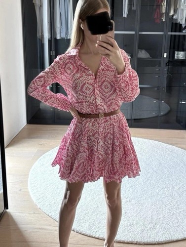 Zara kleid mit muster xs - kleid,