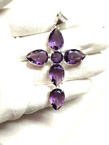 Lila amethyst edelstein - amethyst,