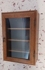 Pfeife Schrank Eiche massiv! Hängeschrank , Pfeifenschrank  für 21 Pfeifen