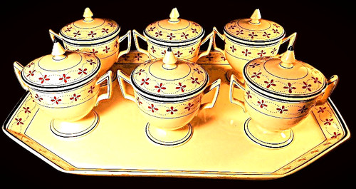 Ein wedgwood kompletter - kompletter, satz