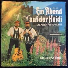 Klaus und Ferdl – Ein Abend auf der Heidi 7"Single  von 1972