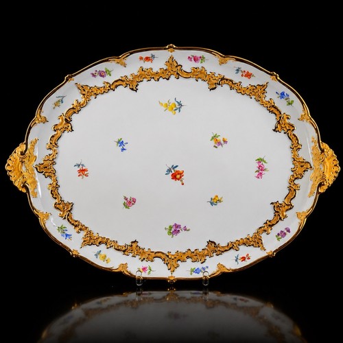 Meissen prunkplatte form - meissen,