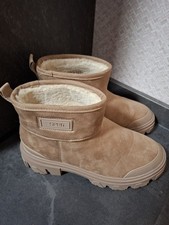 Esprit:Boots mit warmen Futter,Fb. beige,Gr. 39,wie Neu