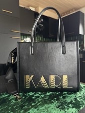 ?Karl Lagerfeld Handtasche Schwarz Gold ✨