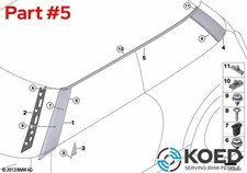 Original BMW Zierleiste Dach