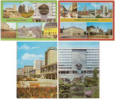 4 Stück  Ansichtskarten / Postkarten Konvolut Karl-Marx-Stadt (Chemnitz), unbes.