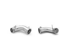 EISENMANN Edelstahl obere Downpipes mit Kat-Ersatzrohr BMW 5er F90 M5 441kW
