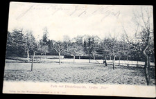 61606 AK Park mit Direktionsvilla Grube Ilse bei Senftenberg 1909 Bergbau