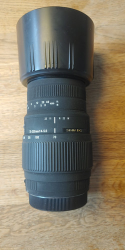 Sigma teleobjektiv 300 - dg, 70-300