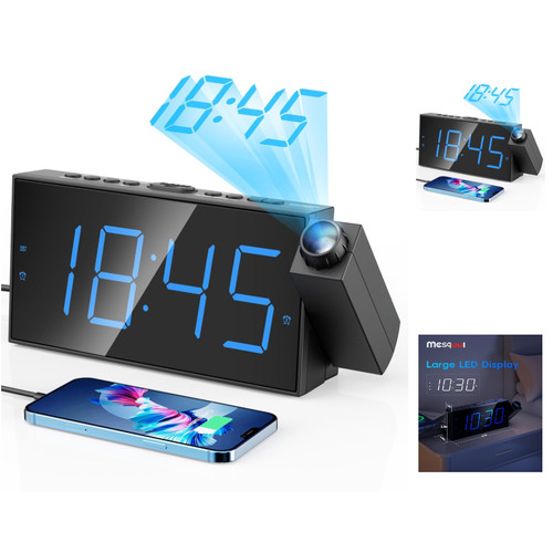 Projektionsuhr mit zoll - 7,