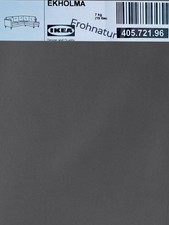 Ikea EKHOLMA Bezug für Sofa 4-sitzig ohne Abschluss Hakebo dunkelgrau 405.721.96