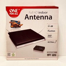 One for All - Full HD indoor Antenna Digital - Antenne - Up to 51 dB 4 G Filter