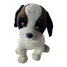 Bernhardiner Hund Sitzend 36 cm hoch Plüsch Stofftier Bastitoy VINTAGE
