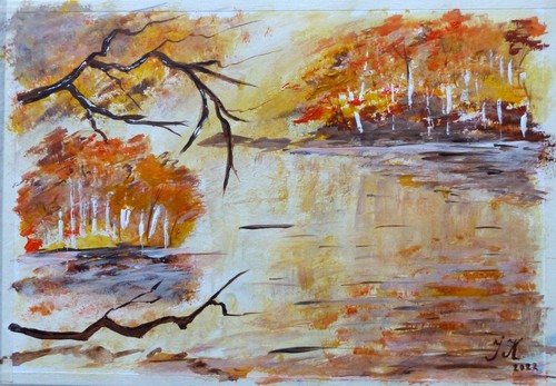 Bild acryl original - acryl, original,