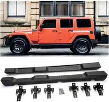 Trittbrett Seitenschritt Nervenleiste für Jeep Wrangler JK 4 Door 2007-2017