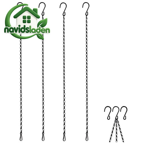 Blumenampel ketten 90cm metall - blumenampel,
