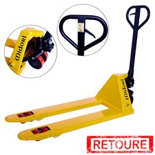 MIDORI Handhubwagen Hubwagen Gabelhubwagen Palettenwagen PU Hartgummi B-Ware