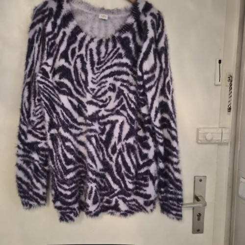 Weicher pullover lila - pullover, weiss