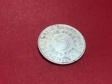 5 DM Silberadler 1958 F, ss