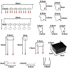 122Pcs Lochwandhaken