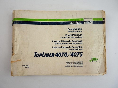 Deutz fahr topliner 4070 4075 - deutz,