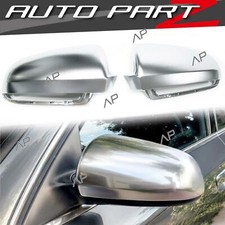 Alu Matt Chrom Spiegelkappen Außenspiegel für AUDI A4 B6 B7 S4 RS4 8E 8H 00-08