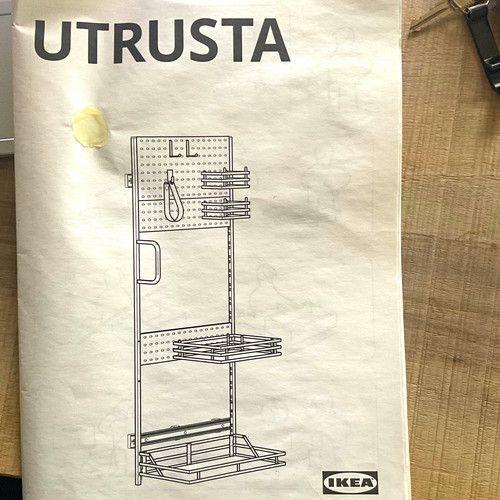 Ikea utrusta wandregal metall - ikea,