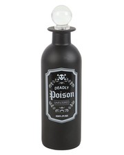 Schwarze Zaubertrankflasche ";Deadly Poison"; als Gothic Deko 19 cm