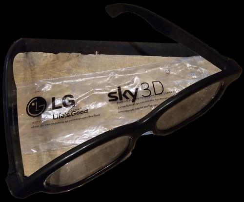 Brille schwarz tv - 3d,