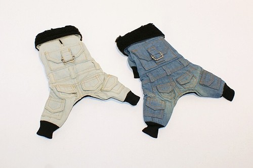 Hundemantel jeans mit - jeans,