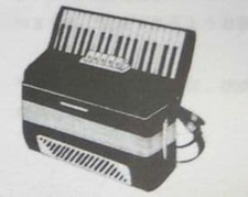 Yamaha B-32B Bass Akkordeon 32