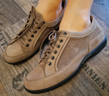 Ganter Halbschuhe Laufschuh Sneakers Leder Gr. 38 Vario Kork Fußbett Neu