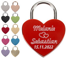 LIEBESSCHLOSS MIT GRAVUR