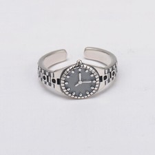 Ring "Uhr" 50 - 55 verstellbar