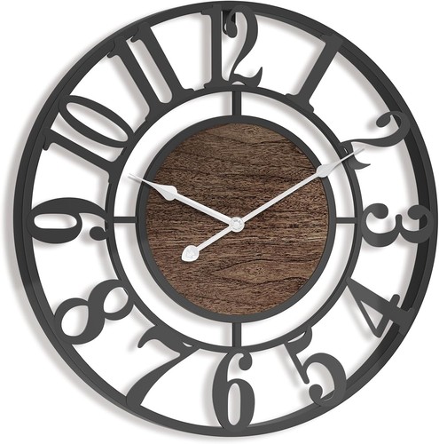 Wanduhr groß 35cm modern - groß,