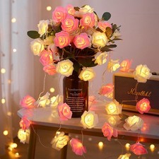 Rose Blume LED Lichterkette 3M