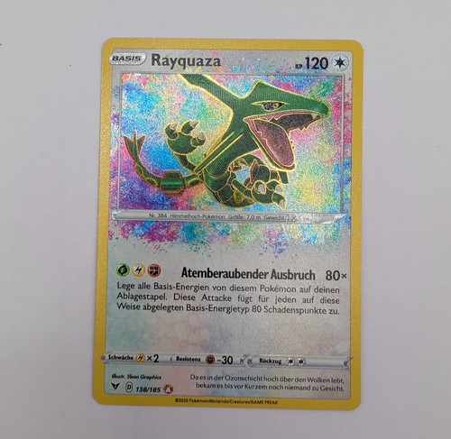 Pokémon karte rayquaza - karte,