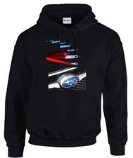 Subaru Tachometer Auto Logo schwarz Hooded Kapuzenpullover -31360