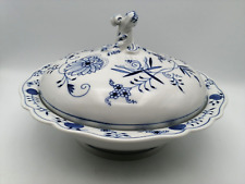 Meissen Zwiebelmuster Terrine Ø 26,5 cm Schwertermarke 1. Wahl