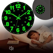 30cm Leuchtende Wanduhr