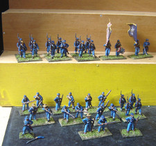 Perry Miniaturen 1:72 Top bemalte Unionstruppen US Bürgerkrieg "Gebraucht"(016K)