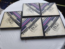 Fünf Tonbänder TDK Audua L-1800 18cm stehen zum Verkauf